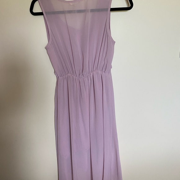 Lavender high-low dress - Picture 3 of 3